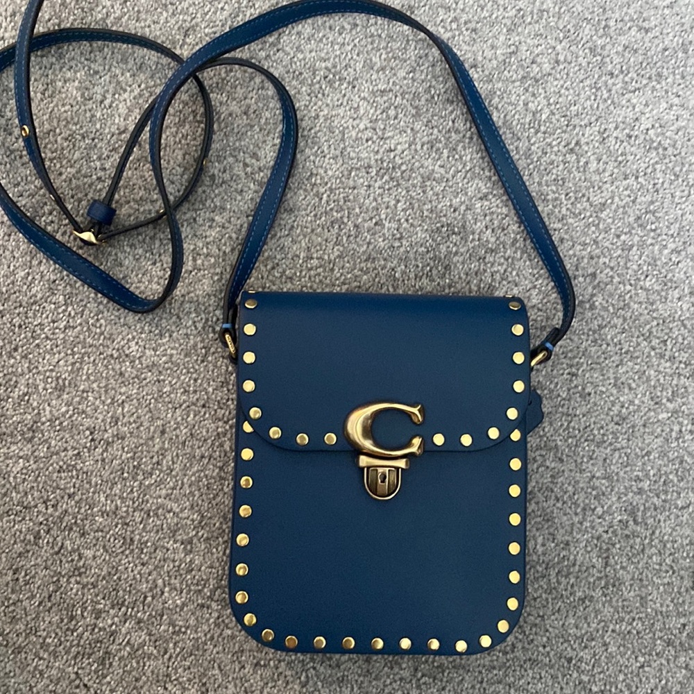 Blue Coach Satchel